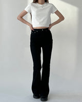 Senne Black Bootcut Jeans