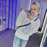ガーデンパーティードローイングラウンドニット / GARDEN PARTY DRAWING ROUND KNIT - 4COLOR