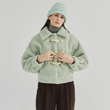 エコファーダッフルジャケット / ECO FUR DUFFLE JACKET (MINT)