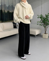 アルパカマフラーニットセット / BL Alpaca Muffler Knit Set (4 colors)