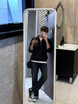 LMN ミックスセミジップアップニットウェア / LMN Mix Semi-Zipup Knitwear (11 colors)