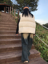 グリーナービンテージワイドデニムパンツ
