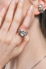 NO.323 [SILVER] GEOMETRY STAR RING