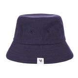 Herringbone label bucket hat NAVY