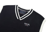 サイドボタンワイドベスト/SIDE BUTTON WIDE VEST_NAVY