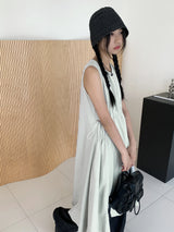 Nate String Layered Sleeveless Long One Piece