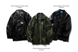 エッセンシャルブレザーレザージャケット/Essential Blazer Leather Jacket J23 Black