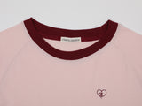 コントラストレグランクロップTシャツ
