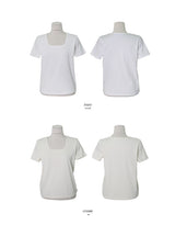 シルケットスクエア半袖Tシャツ (6color)