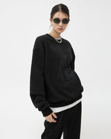 BRILLIANT CASTLE SWEATSHIRT-BLACK (6604477759606)