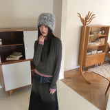 Fiv angora fur hat
