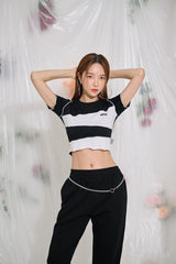 アンフッテッドショートスリーブクロップ / TOP(9284) Unfooted Short Sleeve Crop
