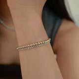 シルバーボールブレスレット / silver ball bracelet (yellow gold plated / platinum gold plated)