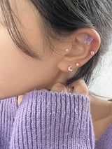 ルーシッドパープルルーシッドパープルバタフライピアス / [4 set] Lucid Purple Butterfly Piercing Set