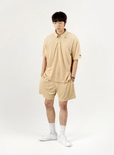 TERRY POLO SHIRT sand (6581467611254)