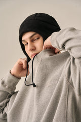 LETTERING LOGO BASIC SWEATSHIRT - GRAY