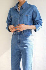 シリアルデニムBL ポケットシャツ/CEREAL DENIM BL / POCKET SHIRT