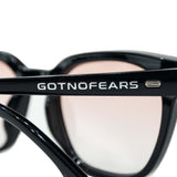 ロゴプリントレクラングルサングラス / LOGO PRINT RECTANGLE SUNGLASSES