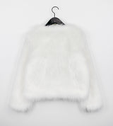 ホワイトファージャケット/white fur jacket