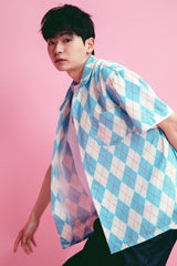 アーガイルファンクハーフシャツ / ARGYLE FUNK HALF SHIRTS