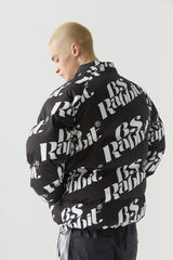 ロゴフーディーウェルロンパーカ/BSR2223FWJK001 LOGO HOODIE WELLON PARKA BLACK