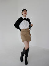 ディアグニットボレロ / Diag Knit Bolero (4color)