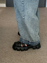 ASCLO Rubber Black Sandals