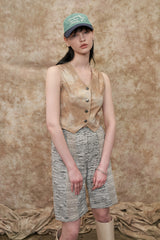 [22S] MIXED KNIT PANTS