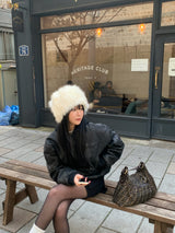 Mix fur hat