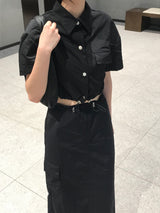 サンディーナイロンセットアップシャツ