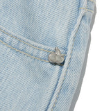 チェリープラネットデニムスカート / CHERRY PLANT DENIM SKIRT [LIGHT BLUE]