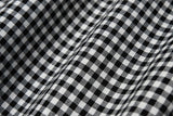 ギンガムチェックシャツS101/Gingham Check shirt S101 Black