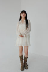 ダスティーラッフルワンピース / Dusty Ruffle One Piece (3color)