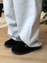 コンピーユニセックスワイドスウェットパンツ