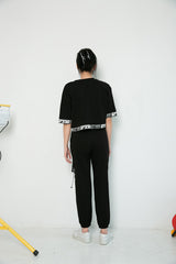 ウルトラバンドクロップTシャツ/TOP(8651) Ultra Band Crop Tee
