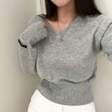 ソフトVネックニットウェア / [Bellide made] Soft V-neck knitwear