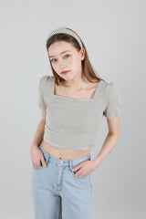 モダンストライプヘアバンド / Modern Stripe HairBand Ivory