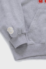 クラシックビッグロゴパーカ・グレー［ユニセックス］/ Classic Big Logo Unisex Gray Hoodie