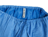 ピンストライプミニスカート / PIN STRIPE MINI SKIRT, BLUE