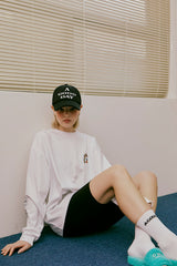 クラックメッシュキャップ / CRACK MESH CAP (black)