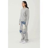 LSD COLLECTION_Destroyed Denim Sweatpants (6652502048886)