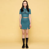 トリコットツーピーストップ / TRIKOT TWO-PIECE TOP (BLUEBLACK)