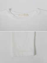 ベーシッククロップロングスリーブTシャツ