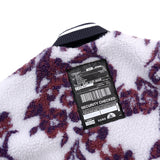 [UNISEX] Reversible Faux Fur Varsity Collar Coat (Purple) (6656657162358)