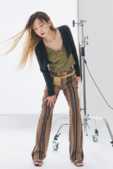 アンダーツイストニットカーディガン/Under Twisted Knit Cardigan (4 colors)