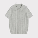 ASCLO Moody Twist Short Sleeve Knit (4color)