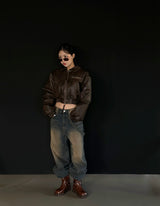 Crow's Belt SET Wide Jeans