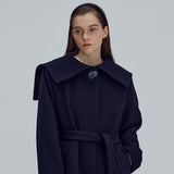Sailor Long Coat - Navy (6674918670454)