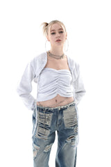 フリースボレロセット/FLEECED BOLERO SET