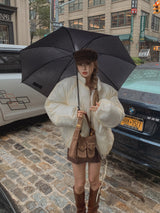 (UNISEX) カーブドワイドオーバーダウン